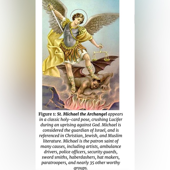 Religious “pray for us” pendant from Italy - Picture 3 of 3